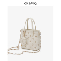 Sac à main mini tote de luxe avec monogramme, poignée supérieure et porte-monnaie détachable, sac messager pour femme pour le quotidien, les courses et les rendez-vous