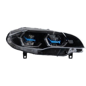 Phares avant E70 07-13 modifiés M4 Spoon Golden Eye, phares laser bicolores 12V 555W, garantie 1 an, améliore la visibilité - Product Image 5