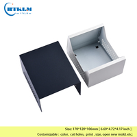 Boîtiers en fer boîte de jonction électronique bricolage boîtier de batterie en fer boîte de projet amplificateur électrique armoire métal 170*120*106mm