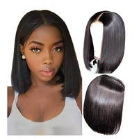 Perruques HD Lace Front Bob Perruques Perruque brésilienne bouclée à cuticules alignées en cheveux humains bruts avec dentelle suisse pour femmes noires