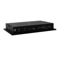 Écran tactile industriel 10 pouces, ordinateur tout-en-un avec système Barebone X86 6xRs232 POE 9-36V