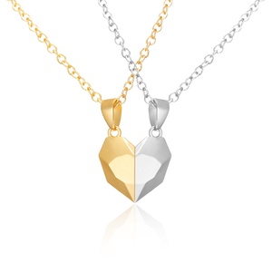 Nuovo arrivo magnetico coppia collana cuore per gli amanti delle donne e degli uomini Splice ciondolo collana catena - Product Image 4