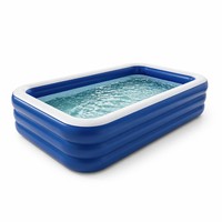 Meilleur cadeau : Piscine gonflable pour enfants, idéale pour l'extérieur, le jardin, les fêtes estivales, le jeu aquatique et le divertissement.