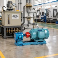 Pompe à engrenages auto-amorçante haute pression 2CY-1.08 /2.5, 18 LPM, 2.2 KW, en acier au carbone, pour transfert d'huile hydraulique avec moteur
