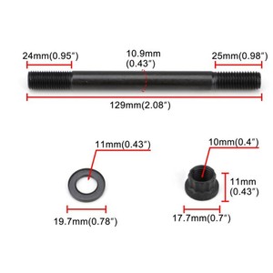 Pernos de culata para motor Nissan RB20 RB20DET RB25 RB25DET 12018, piezas de repuesto nuevas - Product Image 2