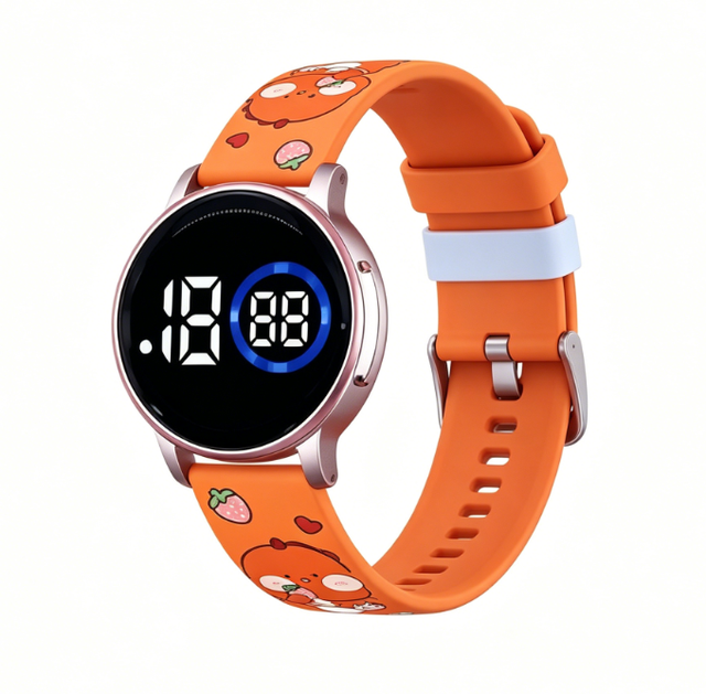 2026 Wholesale Hot Selling Man Women Student Cute Touch Screen Electronic Watch Personalized LED Digital Dinosaur Printing Watch