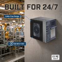 Ordinateur embarqué robuste haute performance, mini PC industriel, PCIe 5.0 X16, module 4G 5G, carte SIM, M.2 WiFi, Windows 11, Linux Ubuntu