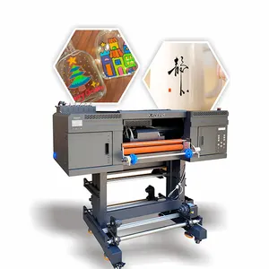 Rouleau à rouleau papier impression Film étiquettes autocollants Logos Machine à plastifier Uv Dtf autocollant petite imprimante