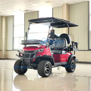 Carrito de Golf Eléctrico Rojo 2026, Vehículo Utilitario Nuevo, Construcción de Acero, Certificado CE, Legal para Circular en la Calle, Buggy, Scooters, Carritos de Golf Eléctricos - Product Image 4