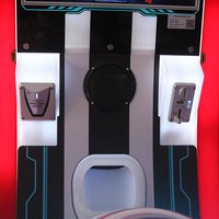 Machine d'arcade de course de motos pour enfants à 2 joueurs, fonctionnant à pièces, avec écran de 22 pouces, pour centre de jeux
