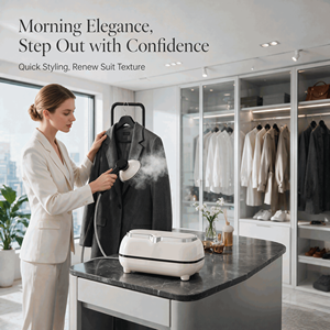 Fer à <span class=keywords><strong>vapeur</strong></span> et défroisseur 2-en-1 haute puissance, portable, <span class=keywords><strong>pour</strong></span> un repassage rapide et un nettoyage des plis des vêtements à domicile - Product Image 3