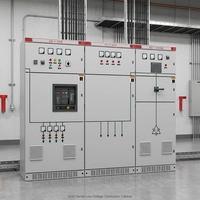 Armoire de distribution basse tension série GGD 380V 400V avec barre omnibus en cuivre à panneau fixe pour projets de distribution d'énergie