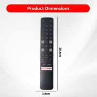 Nueva fábrica directa al por mayor RC901V FMR1 Control remoto por voz para TCL LCD LED TV con Ne-tflix You-tube