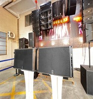 Système de sonorisation en ligne à trois voies GMK Pro Audio K2 Double 12 pouces pour concerts en plein air, équipement de sonorisation/amplificateurs/haut-parleurs