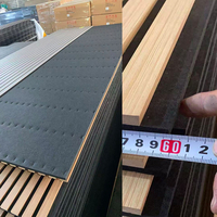 Panneaux muraux acoustiques en bois écologiques et modernes, 7 options de couleur, absorption acoustique pour salon, appartement, extérieur, utilisation en extérieur