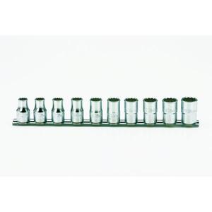 KOKEN-Jeu de douilles métriques polygonales RS4406M/10 1/2 ''(10 pièces) -EAN 4991644218059 DOUILLES À MAIN 1/2" - Product Image 1