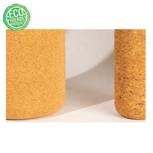 Roller Busa Gabus Kepadatan Tinggi Bahan Alami Label Pribadi Logo Pijat Otot Roller Yoga Gabus untuk Kebugaran Tubuh - Product Image 3