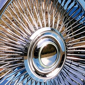 Nouvelles jantes chromées à rayons de 26 pouces 5*120/5*127/5*139.7 pour voitures vintage Old School Lowrider et jantes de luxe <span class=keywords><strong>Lincoln</strong></span> - Product Image 2
