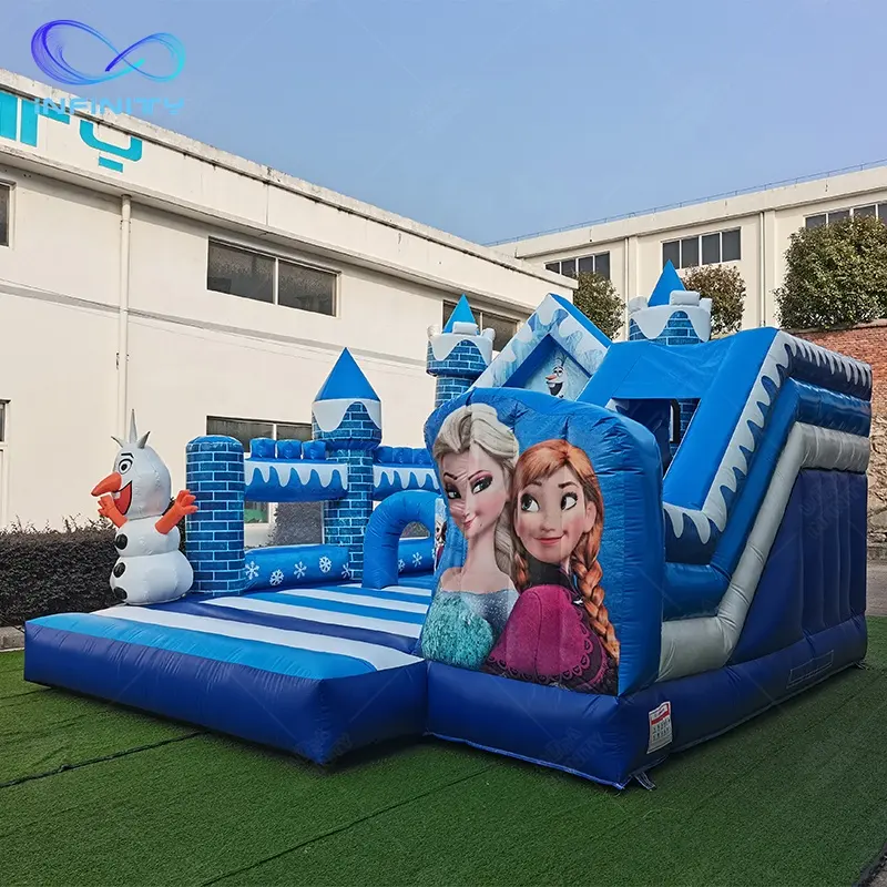 Princess Castle Combo Commercial Bouncer Slide Jumper Bouncy Castle For Kids Inflatable Bouncer Slide