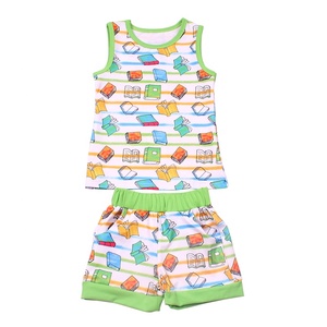 Hochwertige Sommer-Babykleidung-Sets Kurzarm Maßgeschneiderte Jungenkleidung-Sets Sommer-Kinder-Trainingsanzüge - Product Image 1
