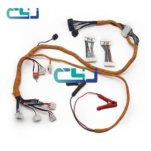 Arnés de cableado de arranque del motor J05 J08 P11C para excavadora Kobelco, cable de prueba de arranque, piezas de maquinaria de construcción, arnés de cables - Product Image 1