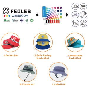 مخصصة قابلة للطي المحمولة تلقي حافة واسعة للماء حماية الشمس في الهواء الطلق سفاري مع جيب - Product Image 2