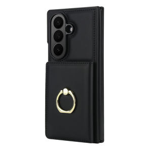 Coque de téléphone antichoc en cuir Pu avec fente pour carte de paiement Couverture arrière de téléphone pour Samsung Galaxy Z Fold 7FE 6 5 4 avec <span class=keywords><strong>film</strong></span> de verre avant - Product Image 4