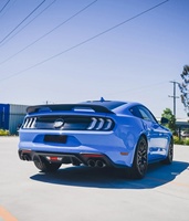 GT500 Design Fibre de Carbone Simple Pare-chocs Arrière de Coffre Aileron Queue Aile Ducktail 2015-2020 Ford Mustang Pare-chocs Arrière Poli