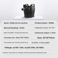 Machine à fumée et à glace carbonique haute puissance 6000W/3500W pour spectacles de mariage et effets spéciaux AC 110-220V Guangzhou