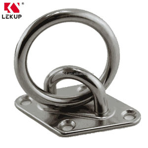 Plaque <span class=keywords><strong>d</strong></span>'<span class=keywords><strong>amarrage</strong></span> de pont de yacht de bateau marin de coussin de diamant <span class=keywords><strong>d</strong></span>'acier inoxydable résistant avec l'<span class=keywords><strong>anneau</strong></span> - Product Image 1