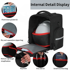 Bolsa <span class=keywords><strong>de</strong></span> Transporte Multiusos Impermeable <span class=keywords><strong>de</strong></span> Nailon 840D para Casco <span class=keywords><strong>de</strong></span> Motociclismo, Caza, Tiro y Viajes - Product Image 4