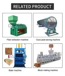 Coconut Shell Line Coconut Shell <b>Splitting</b> <b>Machine</b> Coconut Shred Packaging <b>Machine</b> Coconut Coir Briquetting <b>Machine</b> High Baler - Product Image 1
