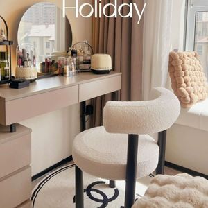 Nouvelle <span class=keywords><strong>chaise</strong></span> de salle à manger rembourrée en <span class=keywords><strong>velours</strong></span> noir nordique avec <span class=keywords><strong>chaise</strong></span> ronde enduite de <span class=keywords><strong>poudre</strong></span> noire - Product Image 2