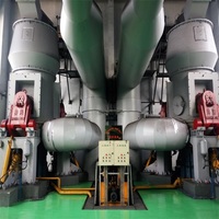 Broyeur vertical à rouleaux pour céréales brutes de cimenterie, granulométrie de sortie 80μm, haute capacité 5000TPD, machine 3 en 1 (broyage, sélection et séchage)