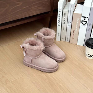 Wholesale New Outdoor Wool Sheepskin <b>Boots</b> Winter Warm Real <b>Fur</b> Snow <b>Boots</b> <b>for</b> <b>Women</b> - Product Image 4