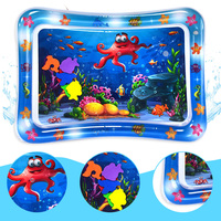 Tapis de jeu aquatique gonflable en PVC pour bébés, sans BPA, 65 cm et 105 cm, pour le temps sur le ventre, vente en gros OEM&ODM