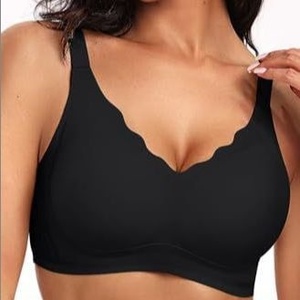 Sujetador sin costuras para mujer, copa 3/4, ajuste cómodo, soporte suave, sin espalda, tejido fino, tirantes ajustables, color liso, para todas las estaciones - Product Image 6