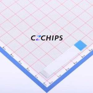 JS05B-16P-050-4-8 FFC Cable (Flexible Flat Cable) P=0.5mm Connector 16P 0.5mm 0.3mm Reverse - Product Image 2