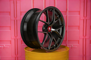 Jantes sportives noires brillantes de 21 et 22 pouces, design multi-branches, adhérence améliorée, compatibles avec plusieurs berlines populaires, pleines de dynamisme - Product Image 2