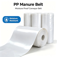 Bande de retrait de fumier en PP écologique, couleur personnalisée, imperméable, pour élevages de porcs, canards et poulets