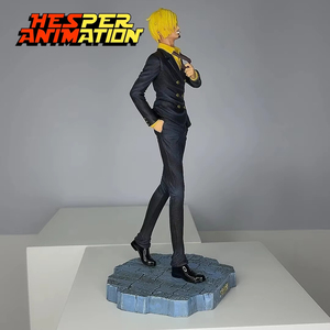 Figura de Sanji <span class=keywords><strong>Vinsmoke</strong></span> de One Piece, HESPER 35CM, Traje Blackfoot Shankies, Figura de PVC, Colección, Adorno Decorativo, Juguete, Regalo - Product Image 2