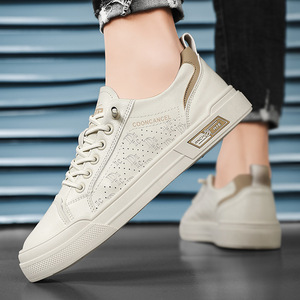 <span class=keywords><strong>2023</strong></span> scarpe sportive retrò da uomo in pelle Casual con fondo morbido bianco alla moda per la <span class=keywords><strong>primavera</strong></span> invernale e l'autunno - Product Image 4