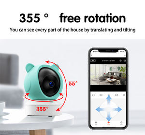 Bebek izleme monitörü mobil TUYA APP gerçek zamanlı görünüm 3MP HD bebek kamerası besleme çalar saat kamera ile yatıştırıcı müzik bebek telefonu oyna - Product Image 4