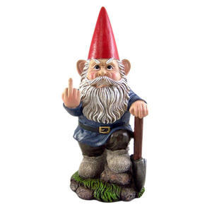 Gnomos de Jardín de Resina con Pala, Estatuas Decorativas para Exteriores, Venta Directa de Fábrica al por Mayor - Product Image 1