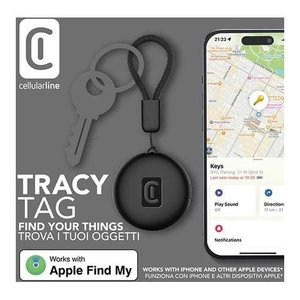 Traceur intelligent TRACY Tag conçu pour iOS Noir BTTRACYTAGK - Product Image 2