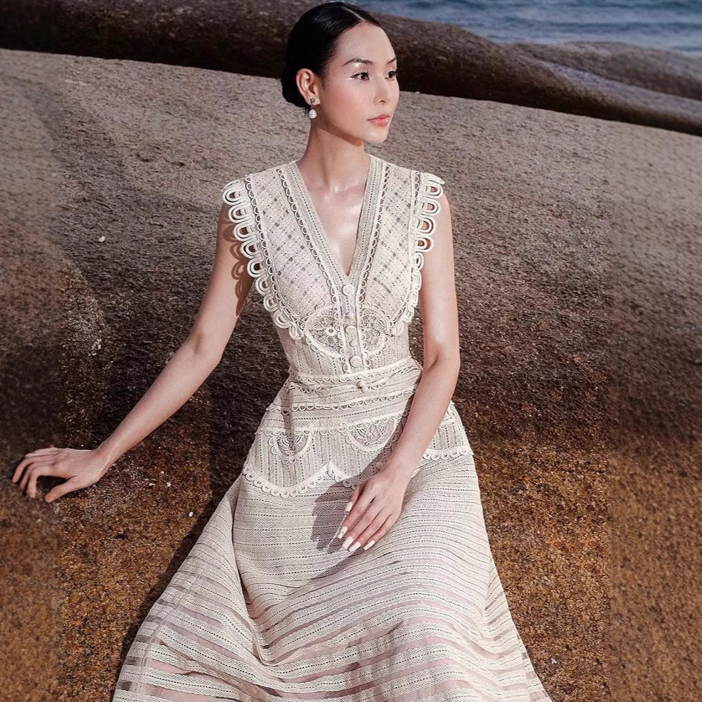 green dress casual outfit SATI, Summer Casual A Line Dress in Sleeveless A-line Dress with OUR SIZE IS ASIAN VENDOR COLOR-DREAMING FLORAL Pointure:36