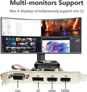 Nuevo GT730 4GB <span class=keywords><strong>DDR3</strong></span> 5000MHz 1710MHz Perfil bajo Factor de forma pequeño Tarjeta gráfica Salida DP PCI Express <span class=keywords><strong>2</strong></span>,0 X8 DirectX 12 Ventilador - Product Image 4