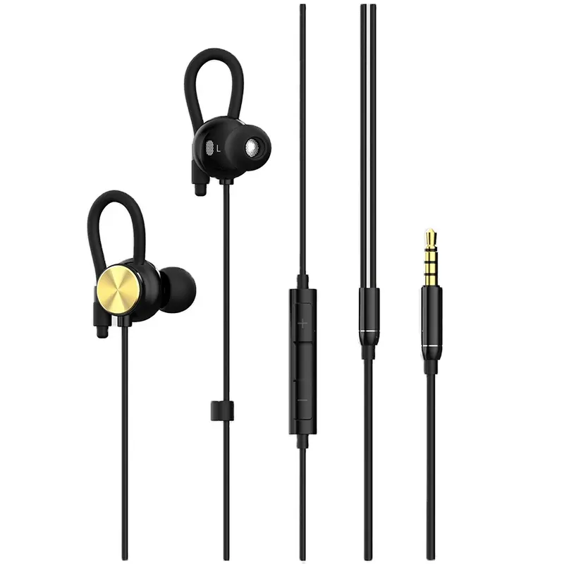 New Sport Earphone wholesale Wired Super Bass 3.5mm Crack Colorful Headset Earbud with Microphone Hands Free for Xiaomi