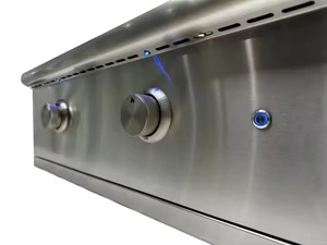 Thương mại thép không gỉ khí vỉ nướng gas Nồi chiên điện bàn Teppanyaki BBQ gas vỉ nướng trạm - Product Image 5