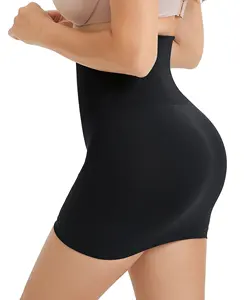 High Waist Tummy Control Slips Woman Seamless Slimming Half Slip Underwear Shapewear  Body Shaper Underdress